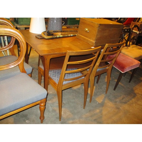 770 - Mid 20th Century McIntosh Teak Extending Dining Table with 3 Chairs