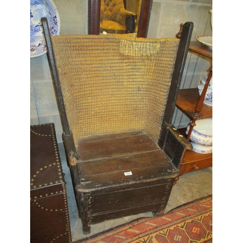 825 - Antique Pine Orkney Chair