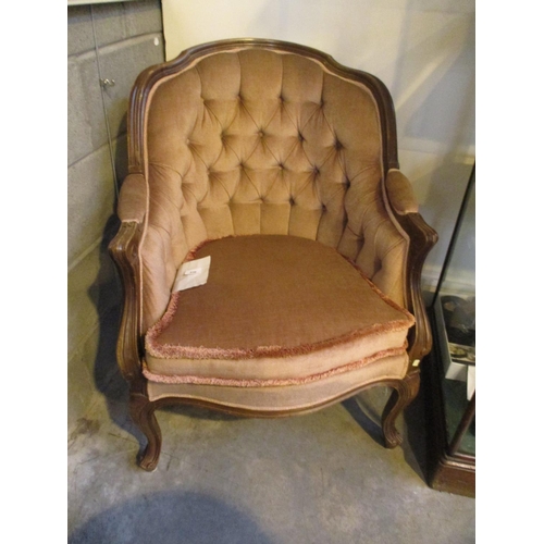 836 - French Design Deep Buttoned Parlour Chair