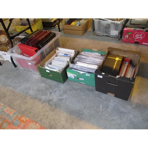 38 - Four Boxes of First Day Covers, Postcards etc