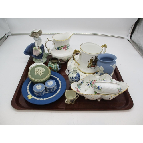 5 - Lladro Figure, Wedgewood, Aynsley and Other Ceramics