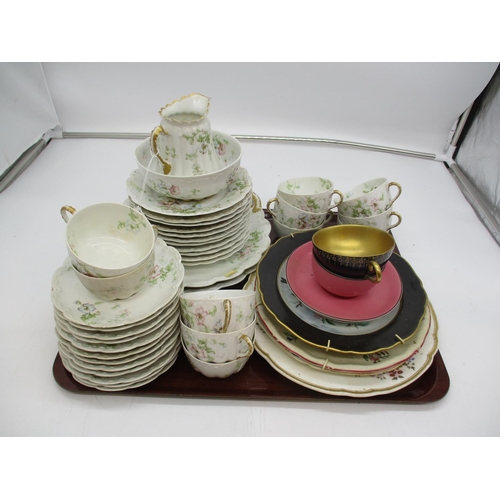 50 - Theodore Haviland Limoges 38 Piece Tea Set Made For Harrods London, along with Other Ceramics