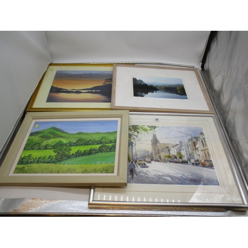 17 - Four Framed Pictures
