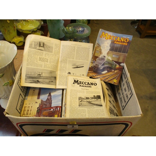2 - Box of Meccano Magazines