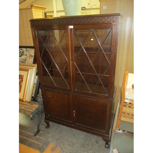 61 - 1920's Mahogany Bookcase, 97cm