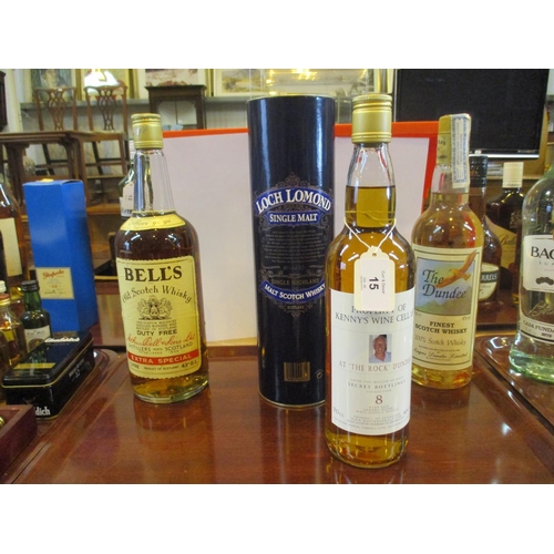15 - Loch Lomond Single Malt Scotch Whisky, Bells, The Dundee and Secret Bottlings