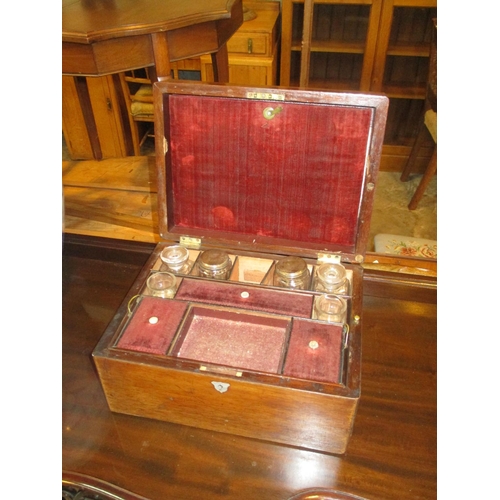 174 - Victorian Jewel Box Fitted with Bottles