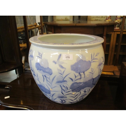 175 - Chinese Porcelain Jardiniere, 31cm h, 36cm d