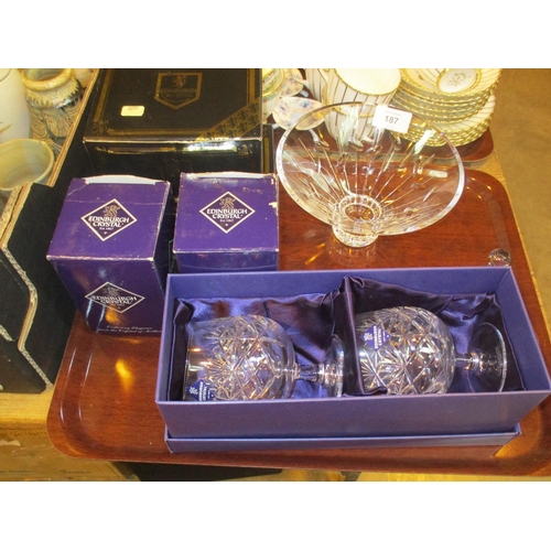 187 - Selection of Edinburgh Crystal