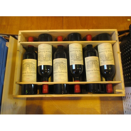 2 - Twelve Bottles of Chateau La Lagune Haut-Medoc 2000