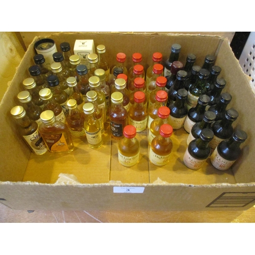 3 - Fifty Five Whisky Miniatures