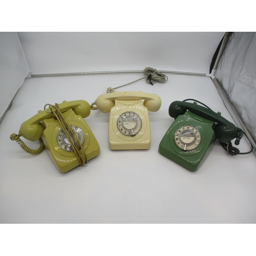 40 - Three Vintage Dial Telephones