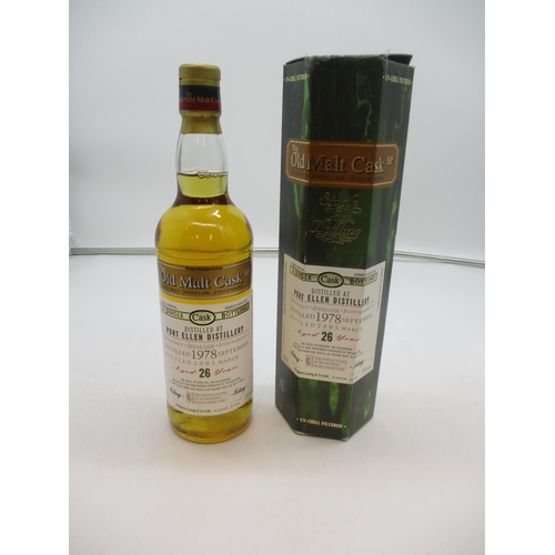 7 - The Old Malt Cask Port Ellen Distillery Single Malt Single Cask Scotch Whisky Distilled 1978 Septemb... 