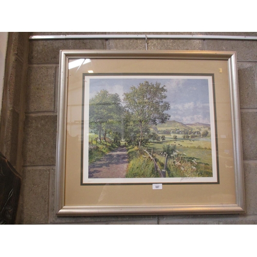 597 - James McIntosh Patrick, Signed Limited Edition Print, A Country Lane