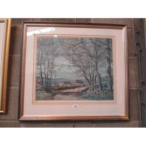 598 - James McIntosh Patrick, Signed Limited Edition Print, Broughty Ferry, 420/850