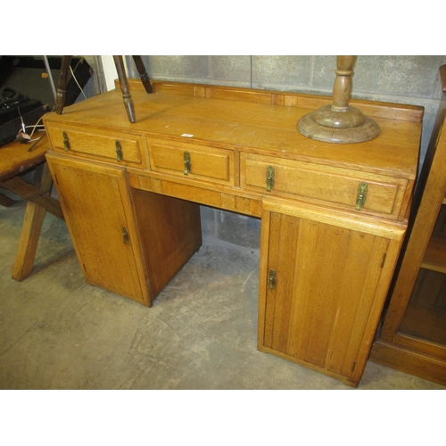 774 - Oak Pedestal Sideboard, 137cm