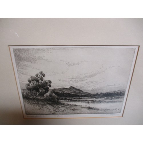 580 - Jackson Simpson, 2 Etchings of Benachie