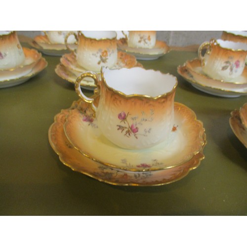 152 - Limoges France Porcelain 46 Piece Tea Set