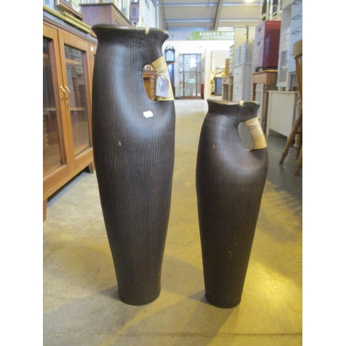 103 - Two Pottery Vases, 71x55cm