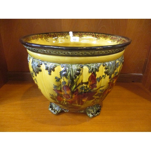 122 - Madras Ware Jardinière, 28cm h, 35cm d