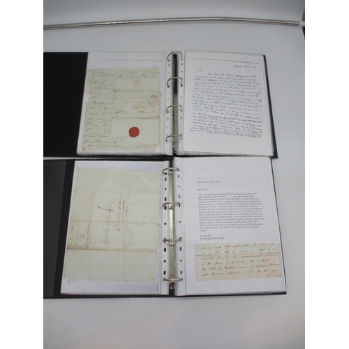 192 - Two Folders of 80 18th and 19th Century and Queen Victoria Letters