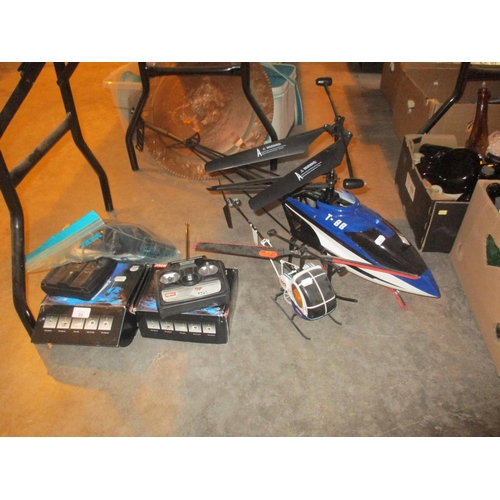 33 - Two Remote Control Helicopters