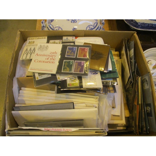 35 - Box of Stamp Packs etc