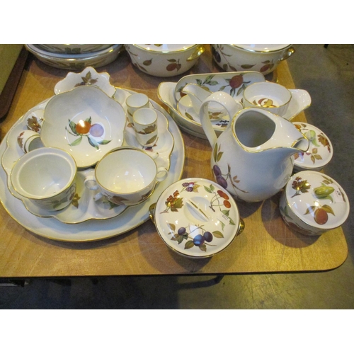 47 - Collection of Royal Worcester Evesham Oven to Tablewares