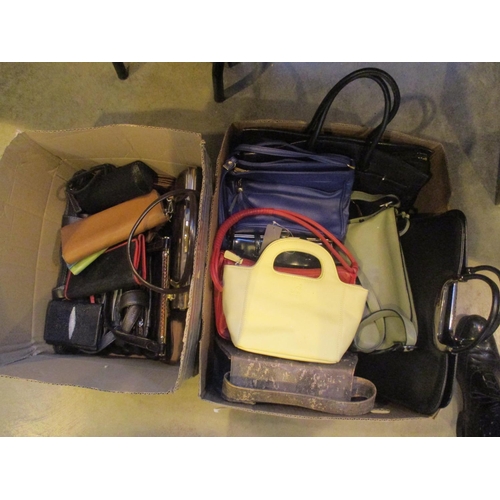 58 - Two Boxes of Handbags and Purses