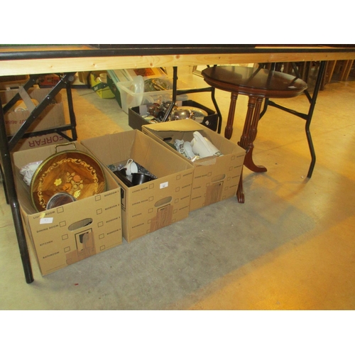 94 - Three Boxes of Midwinter and Other Ceramics, Occasional Table etc