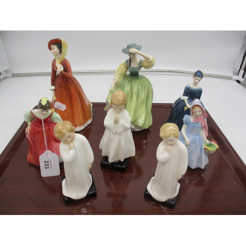 233 - Eight Royal Doulton Figures