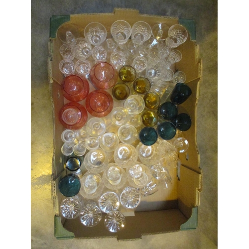 242 - Box of Wine Glasses etc