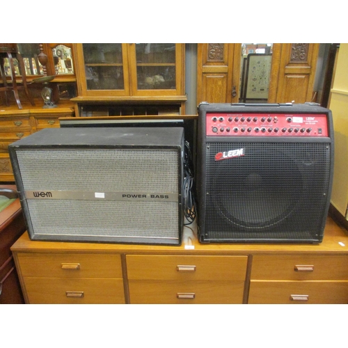 328 - Leem Pro Multiple Amplifier KA-1510N and a Wem Power Base Amplifier