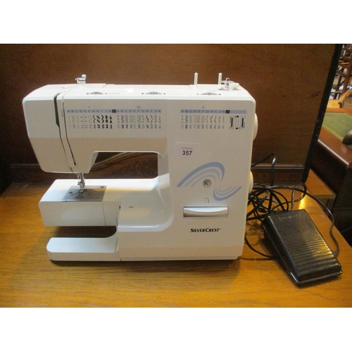 357 - Silver Crest Sewing Machine