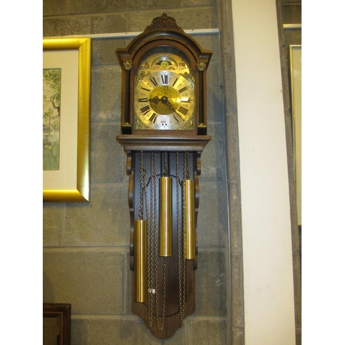 494 - Modern Triple Weight Wall Clock