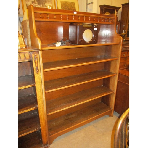 542 - Late Victorian Walnut Bookshelves, 114cm