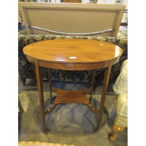 572 - Edwardian Inlaid Mahogany Occasional Table