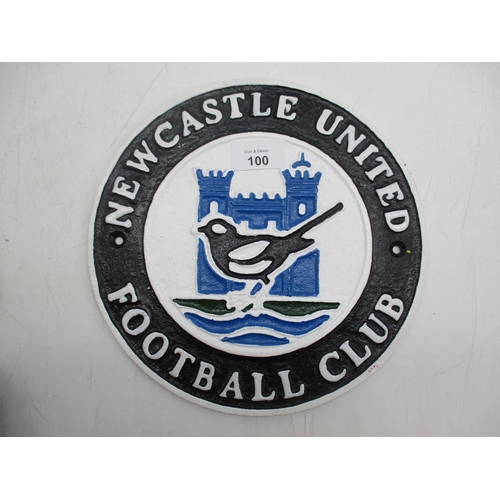 100 - Newcastle United Plaque