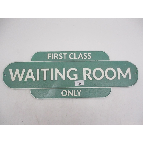 104 - Waiting Room Sign