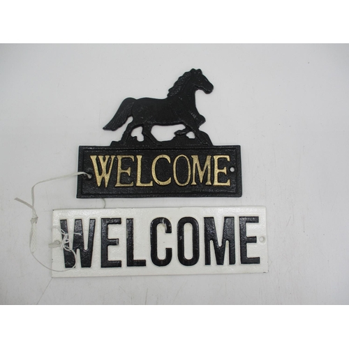 105 - Two Welcome Signs