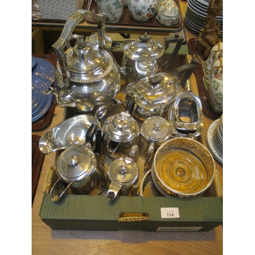 114 - Selection of Silver Plated Items