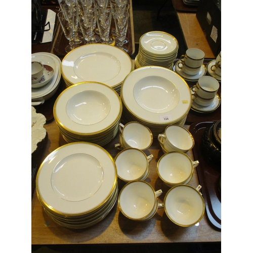 124 - Royal Worcester Viceory Dinner Service, 86 pieces