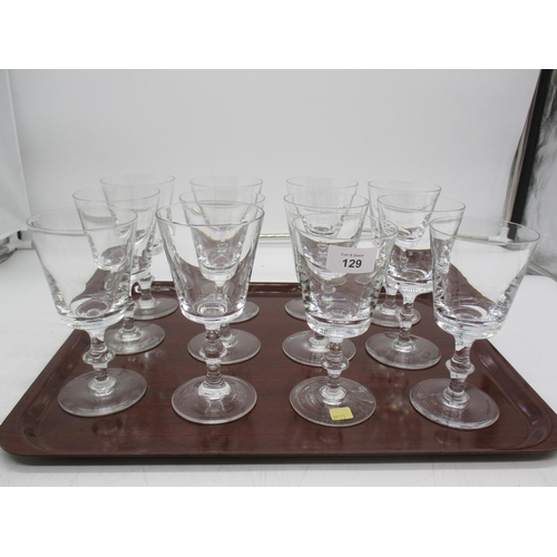 129 - Set of 12 Wine Glasses