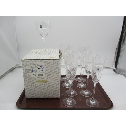 131 - Set of 6 Rosenthal Wine Glasses, 6 Champagne Glasses and 2 Others