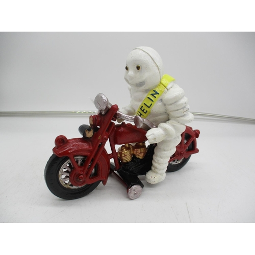 59 - Michelin Man on Motorcycle Figure