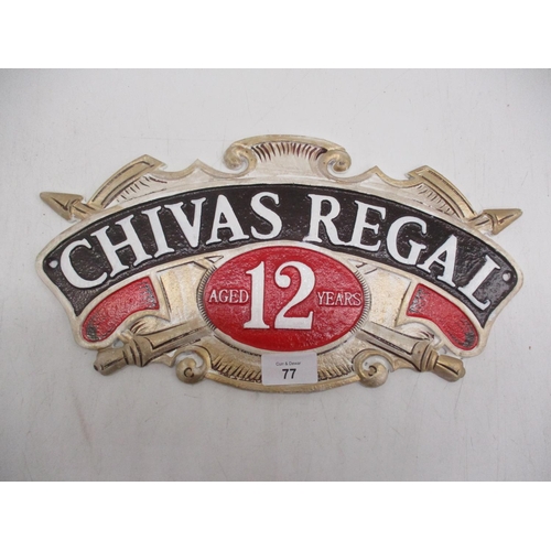 77 - Chivas Regal Plaque