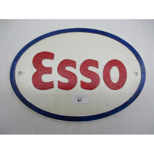 81 - Esso Plaque
