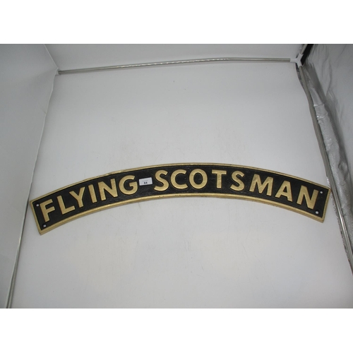 84 - Flying Scotsman Sign