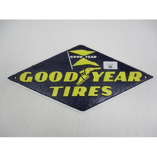 86 - Goodyear Tires Diamond Plaque