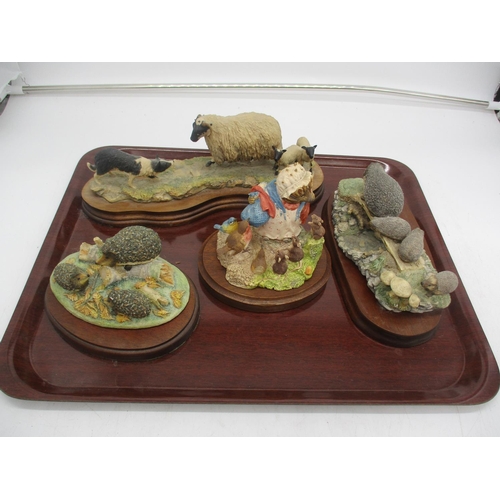 149 - Three Border Fine Arts Figures and Another by Beswick